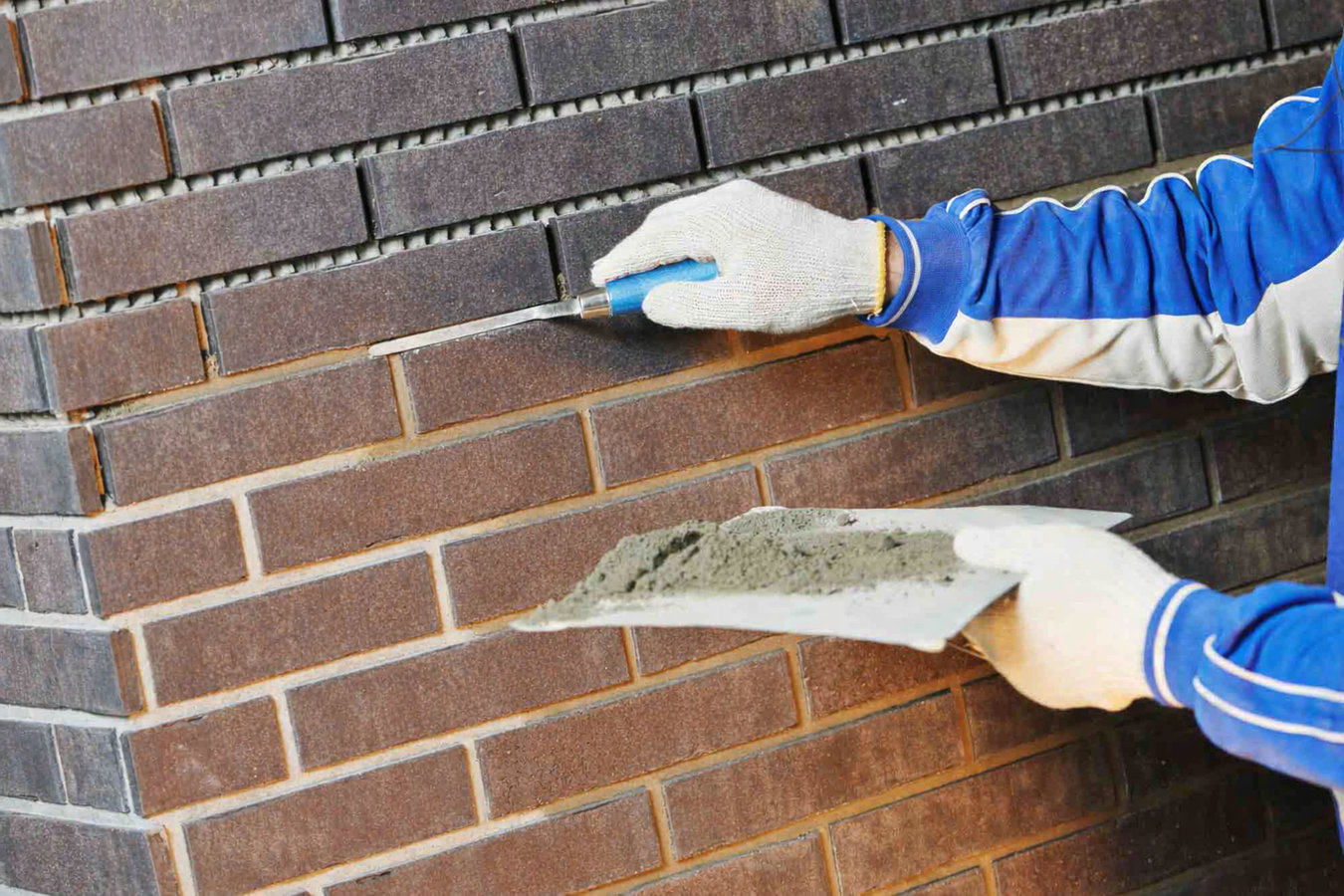 Brick wall installation